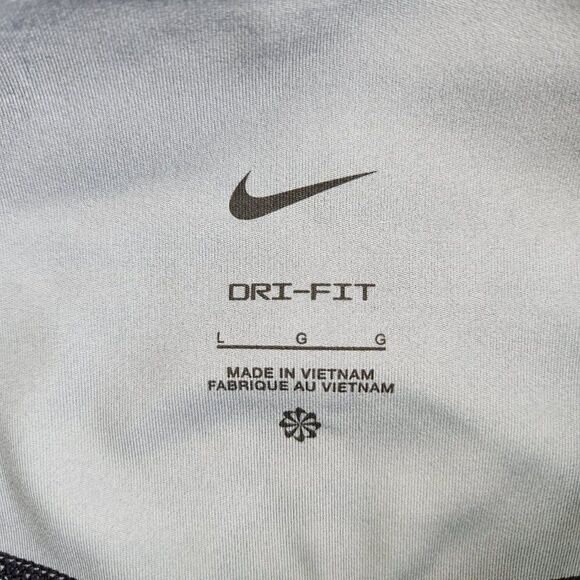 Nike Leggings Womens Large Black White Houndstooth One Icon Clash 7/8 Length - Picture 7 of 14